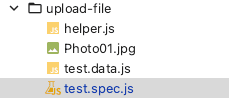 Cấu trúc file cho test case